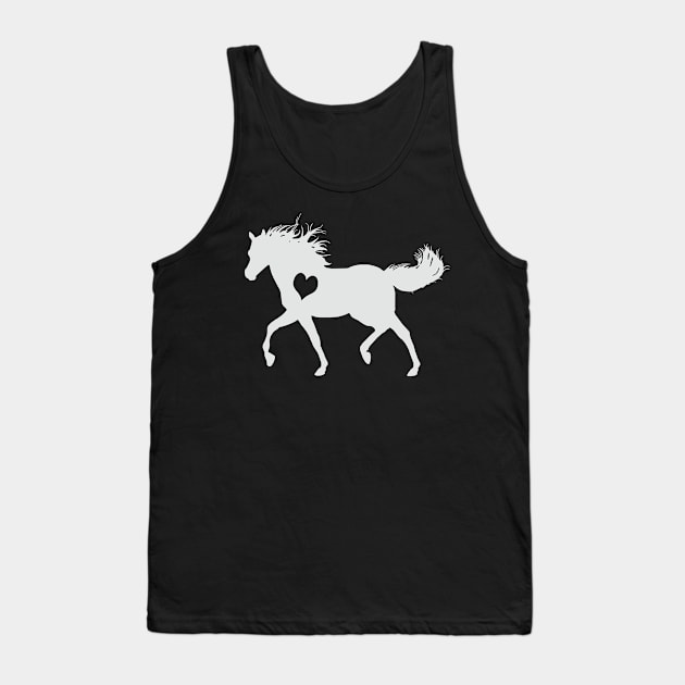 Adore Horses Tank Top by Psitta